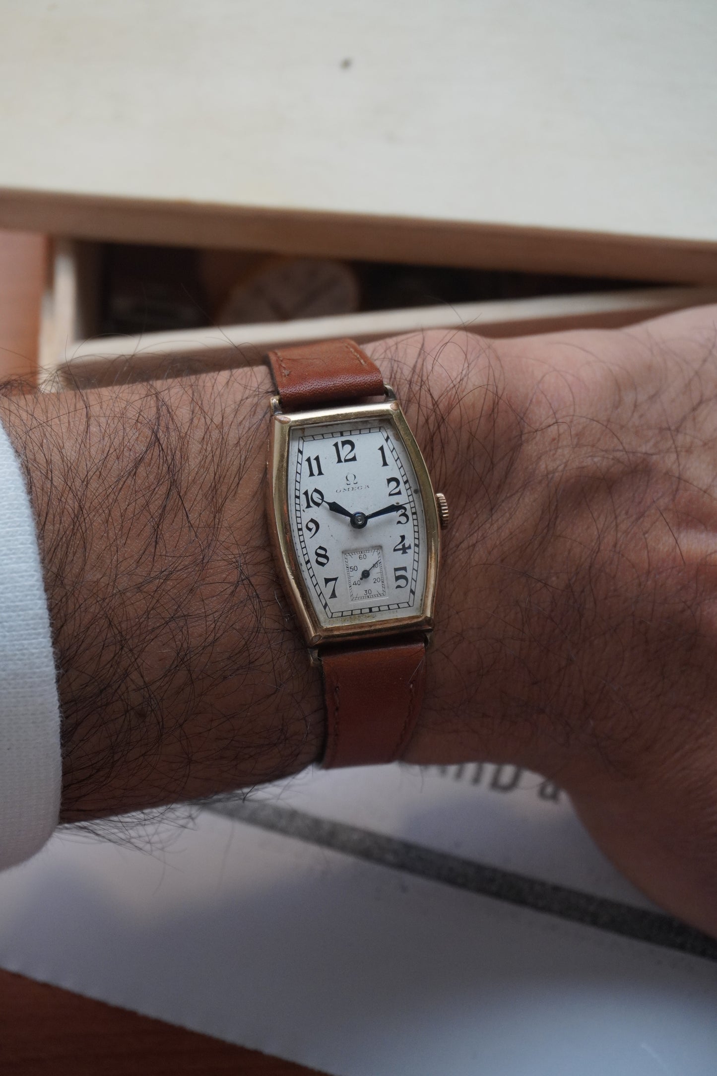 Omega Art Deco Tonneau Cal 20F 1930