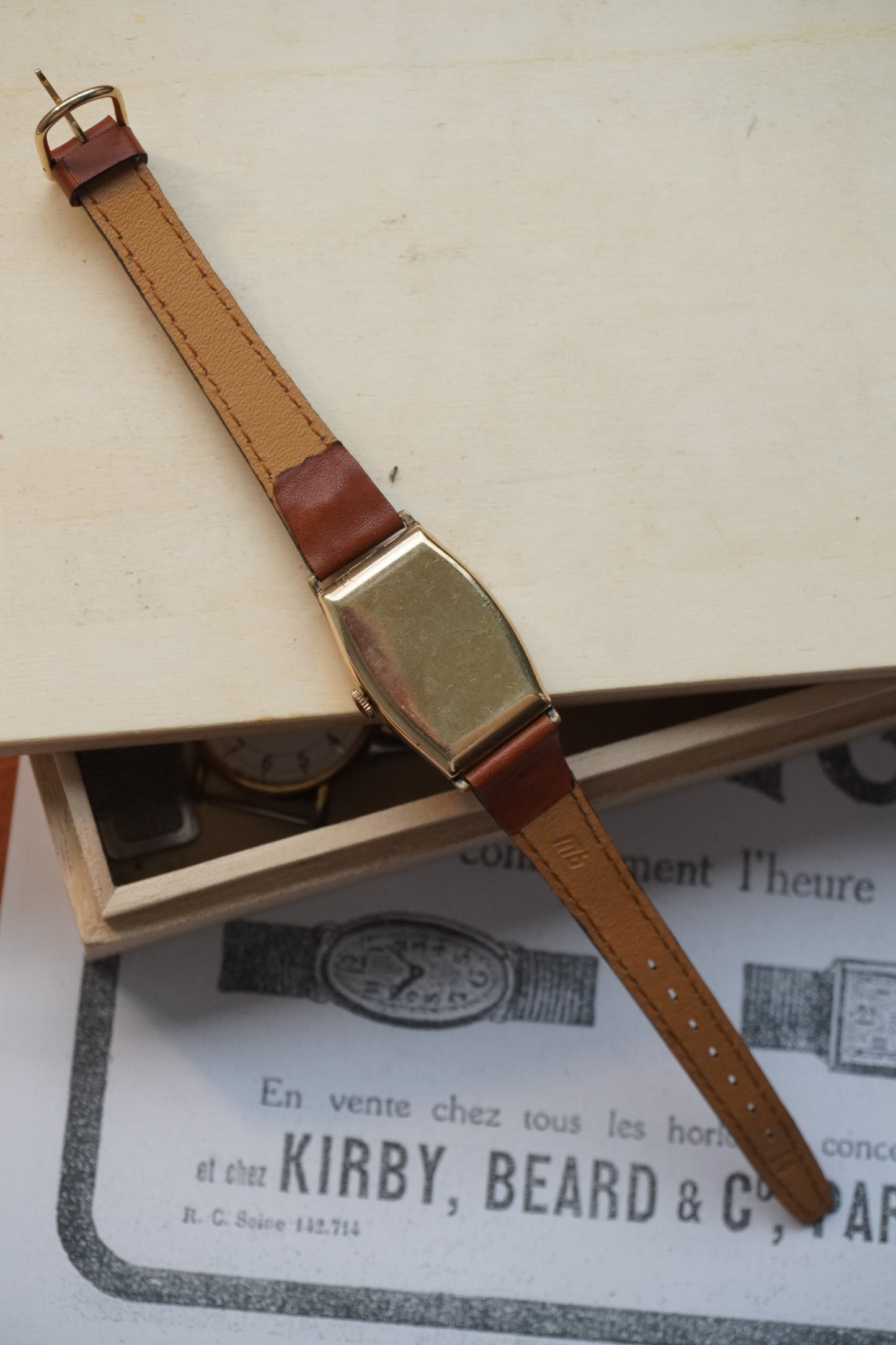 Omega Art Deco Tonneau Cal 20F 1930